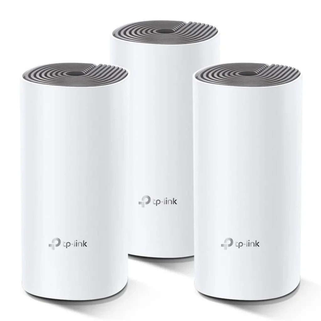 WiFi Mesh система TP-Link Deco E4 3-pack (AC1200, 2xFE WAN/LAN, MESH, 2 антенны, 3-pack), Deco E4(3-pack) UA
