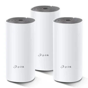 WiFi Mesh система TP-Link Deco E4 3-pack (AC1200, 2xFE WAN/LAN, MESH, 2 антени, 3-pack), Deco E4(3-pack) UA
