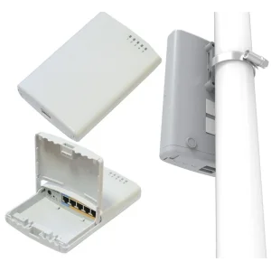 Маршрутизатор MikroTik PowerBox (RB750P-PBr2) (650MHz/64Mb, 5х100Мбит, PoE out, outdoor) UA