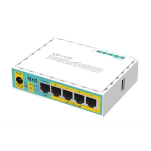 Маршрутизатор MikroTik RouterBOARD RB750UPr2 hEX PoE lite (650MHz/64Mb, 1xUSB, 5х100Мбит, PoE in, PoE out) UA