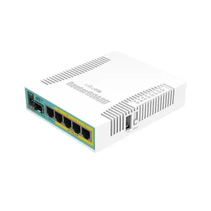 Маршрутизатор MikroTik RouterBOARD RB960PGS hEX PoE (800MHz/128Mb, 1xUSB, 5х1000Мбит, Passive PoE) UA