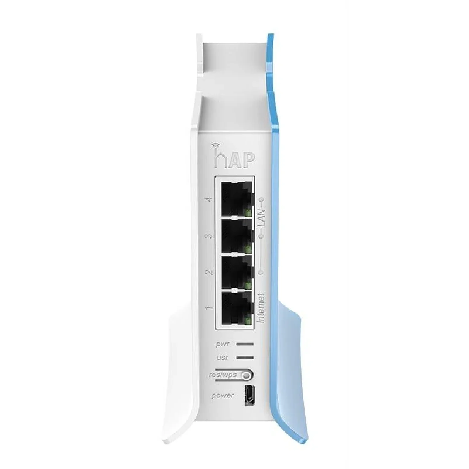 Бездротовий маршрутизатор Mikrotik hAP lite TC RB941-2ND-TC (N300, 650MHz/32Mb, 4x10/100 Ethernet ports, 1,5 dBi, Tower Case) UA