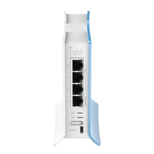 Беспроводной маршрутизатор Mikrotik hAP lite TC RB941-2ND-TC (N300, 650MHz/32Mb, 4x10/100 Ethernet ports, 1,5 dBi, Tower Case) UA
