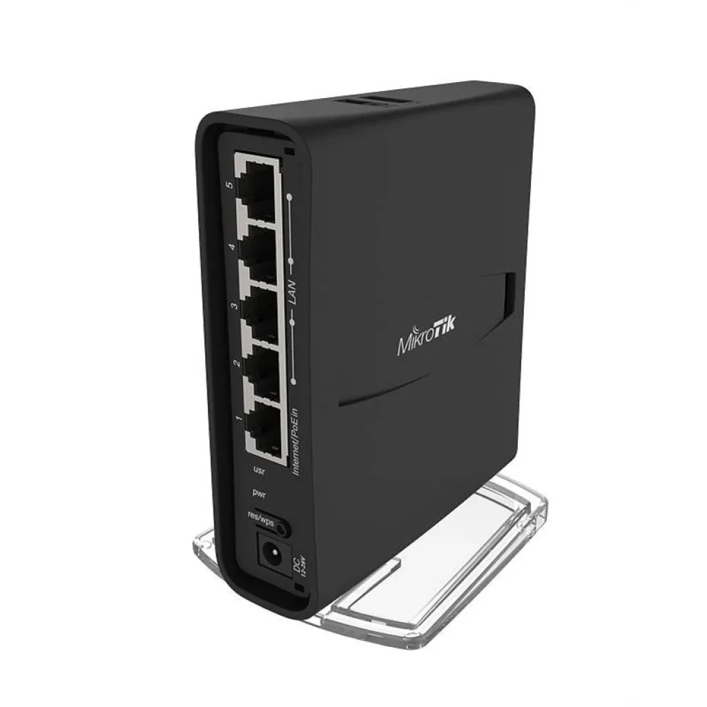 Бездротовий маршрутизатор Mikrotik hAP AC2 RBD52G-5HACD2HND-TC (AC, 716MHz/128Mb, 5xGE, 1xUSB, 2,5 dBi) UA