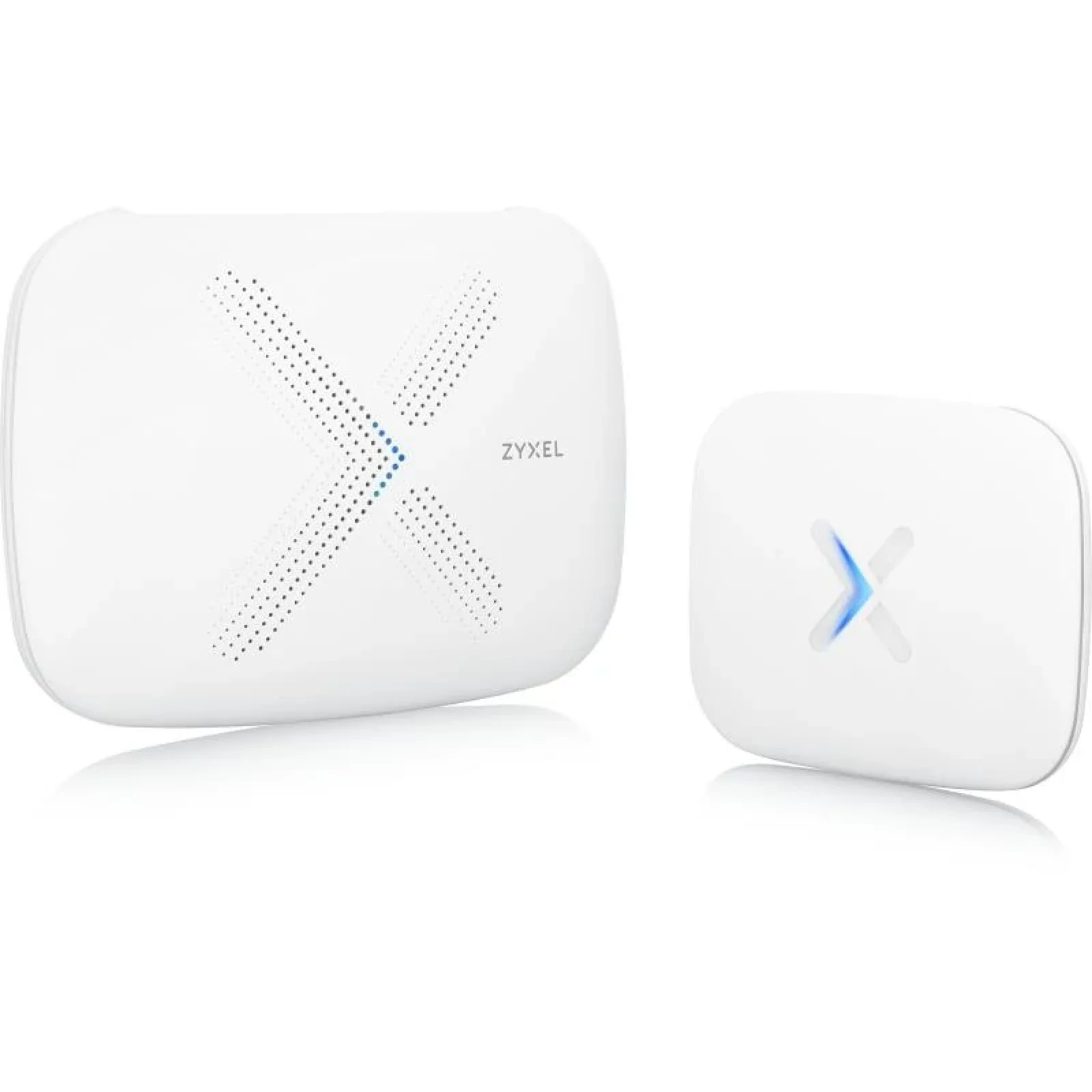 Комплект з WiFi Mesh маршрутизатора ZYXEL Multy X WSQ50 и репітера Multy Mini (WSQ20)(WSQ50-EU0202F) (AC Wave2, Tri-Band, MU-MIMO, 1xUSB2.0, MESH, 2-pack) UA