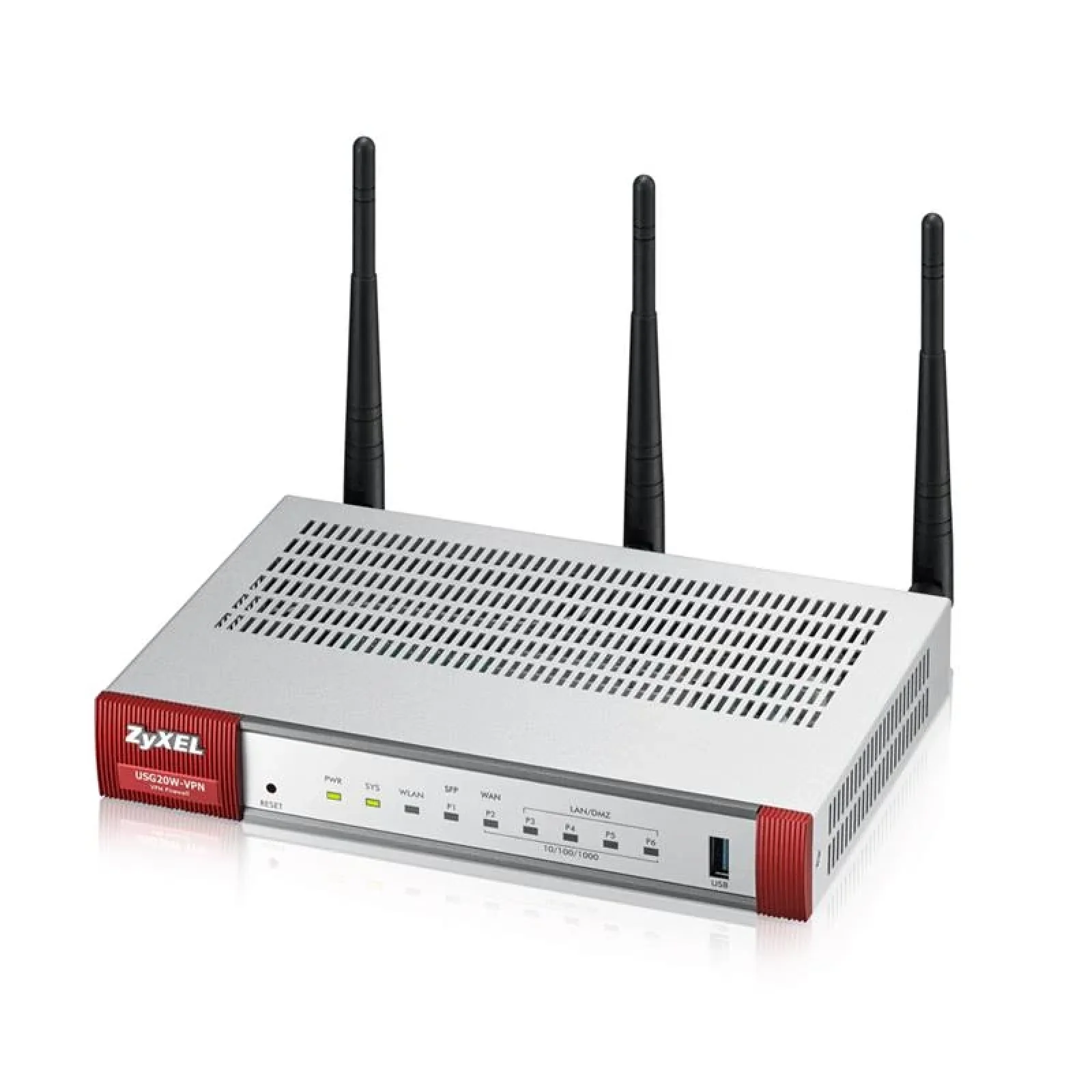 Міжмережевий екран ZYXEL USG20W-VPN (USG20W-VPN-EU0101F) (AC1300/N450, 1xGE WAN, 4xGE LAN/DMZ, 1xSFP, 1xConsole, 1xUSB) UA