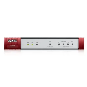 Міжмережевий екран ZYXEL USG40 (USG40-EU0102F) (1xWAN, 3xLAN/DMZ, 1хUSB, 1хOPT, набор подписок на 1 год (AS,AV,CF,IDP)) UA