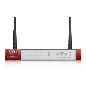 Міжмережевий екран ZYXEL USG40W (USG40W-EU0102F) (N300, 1xWAN, 3xLAN/DMZ, 1хUSB, 1хSFP, AP Controller (2/18), набір підписок на 1 рік (AS,AV,CF,IDP)) UA