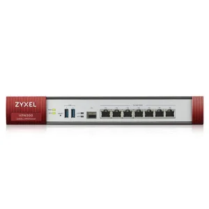 Міжмережевий екран Zyxel ZyWALL VPN300 (VPN300-EU0101F) (7xGE, 1xSFP, 2хUSB3.0, AP Controller (4/132), SD-WAN, Device HA Pro, підписка на 1 рік фільтрації контенту (CF) та Geo IP) UA