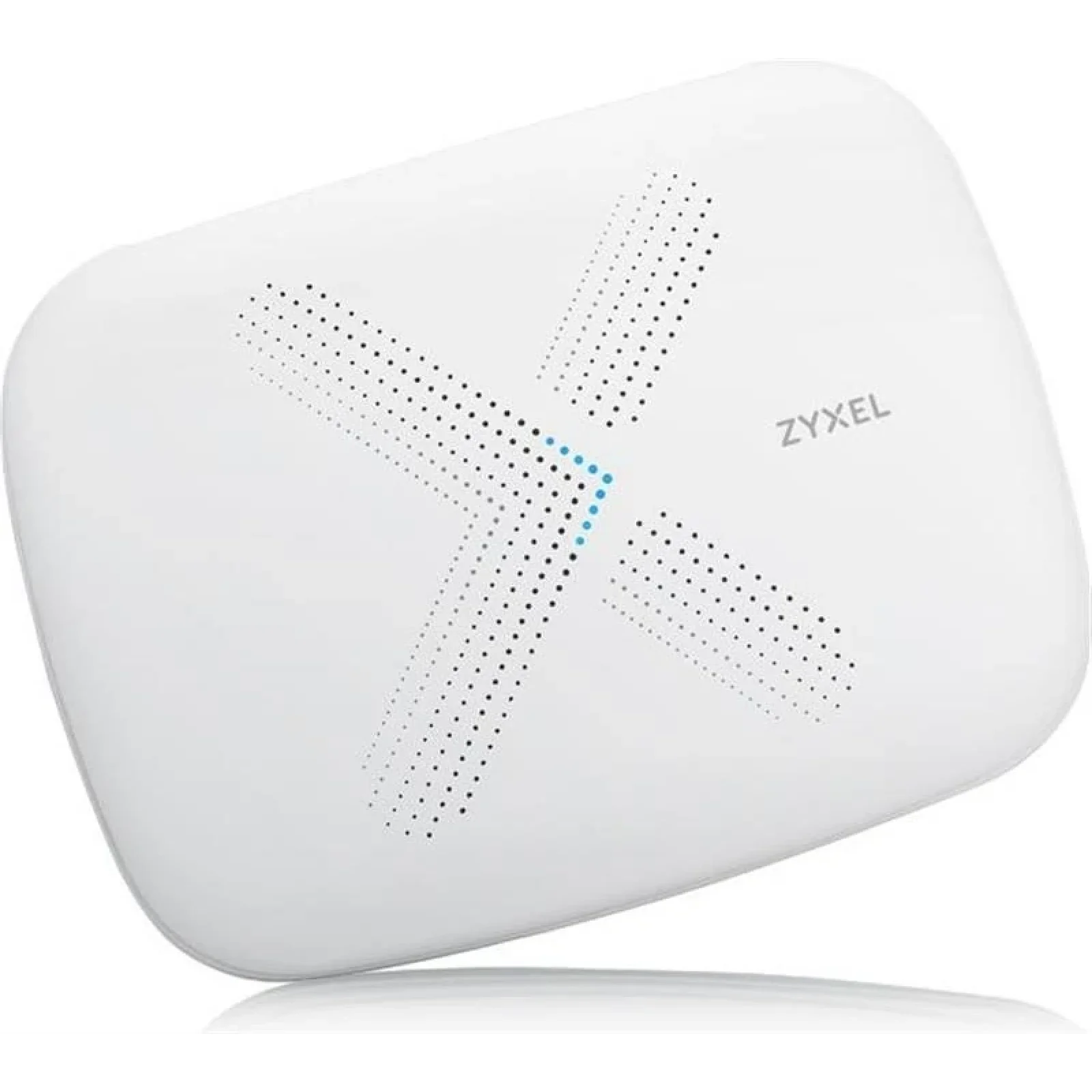 Комплект з двох Mesh Wi-Fi маршрутизаторів ZYXEL Multy X (WSQ50-EU0201F) (AC3000, 3xGE LAN, 1хGE WAN, Tri-band, MU-MIMO, 1xUSB, BLE 4.1, 9 антен, Amazon Alexa, 2-pack) UA