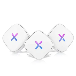 Комплект з трьох WiFi Mesh систем ZYXEL Multy U (WSR30-EU0301F) (AC2100, 1xGE WAN, 1xGE LAN, Tri-Band, MU-MIMO, MESH, BLE 4.1, 6 антен, 3-pack) UA