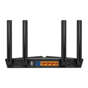 Бездротовий маршрутизатор TP-Link Archer AX20 (AX1800, Wi-Fi 6, 1хGE WAN, 4хGE LAN, 1хUSB2.0, MU-MIMO, Beamforming, OFDMA, HT160, 1024QAM, Dual-Core CPU, 4 антени зовнішніх) UA