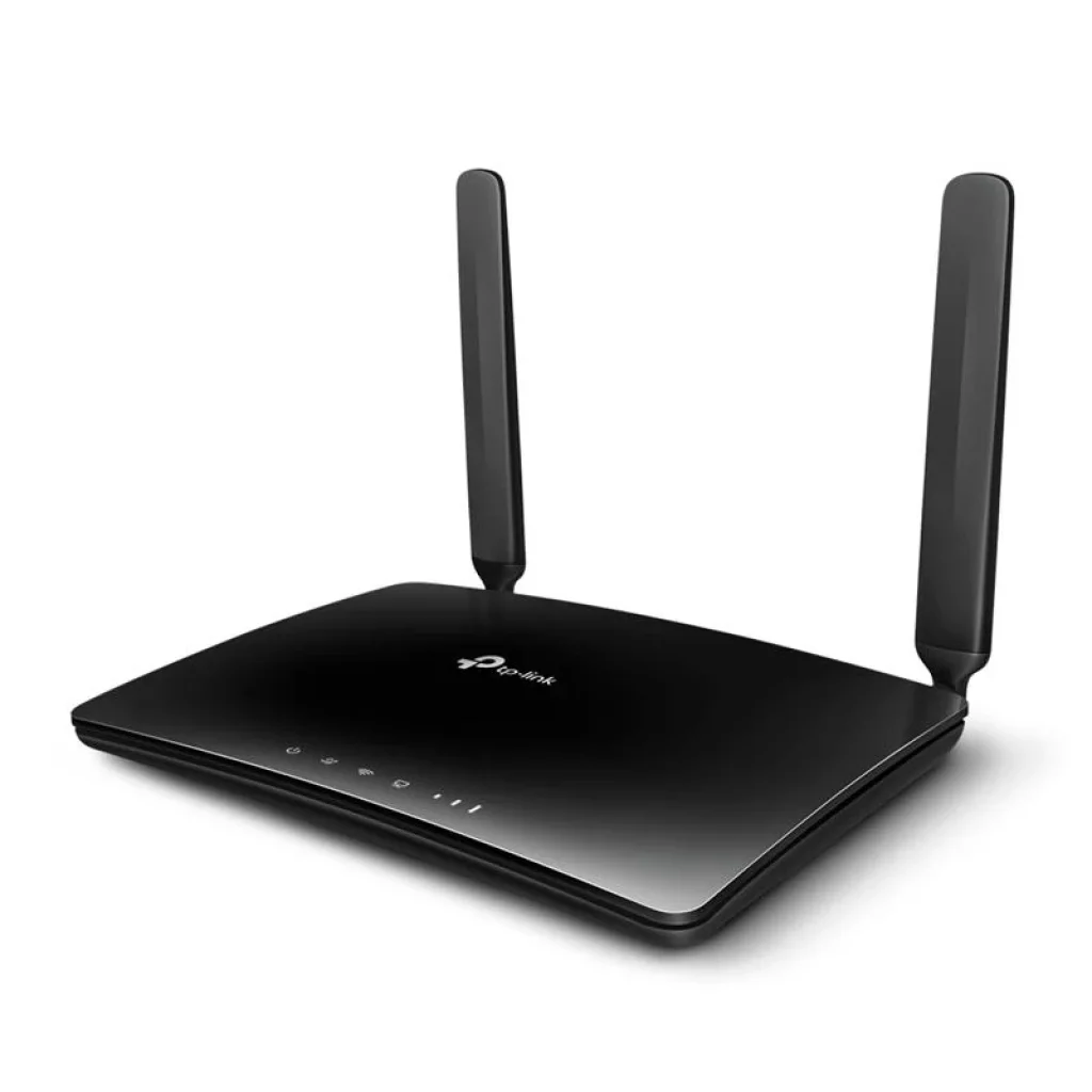 Бездротовий маршрутизатор TP-LINK Archer MR150 (N300, 1xFE LAN/WAN, 3xFE LAN, 1xSimCardSlot, 2 зовнішні антени LTE), TL-MR150 UA