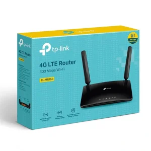 Бездротовий маршрутизатор TP-LINK Archer MR150 (N300, 1xFE LAN/WAN, 3xFE LAN, 1xSimCardSlot, 2 зовнішні антени LTE), TL-MR150 UA