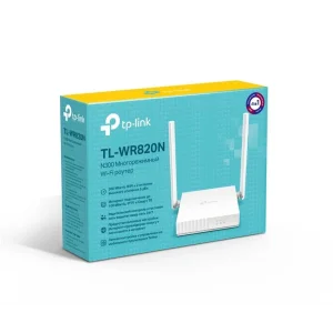 Беспроводной маршрутизатор TP-Link TL-WR820N V2 (N300, 1xFE WAN, 2xFE LAN, RE, AP, WISP, Tether, 2 внешние антенны)_EU, TL-WR820N V2_EU UA