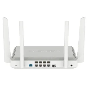 Бездротовий маршрутизатор KEENETIC Giant (KN-2610) (AC1300, 1xSFP WAN, 1xGE WAN, 8xGE LAN, 1xUSB2.0, 1xUSB3.0, 4 антени 5 дБи) UA