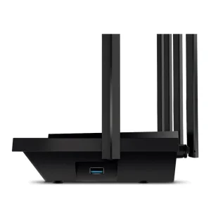 Беспроводной маршрутизатор TP-Link Archer AX73 (AX5400, Wi-Fi 6, 1хGE WAN, 4хGE LAN, 1хUSB3.0, 4T4R, HT160, 6х внешних антен) UA