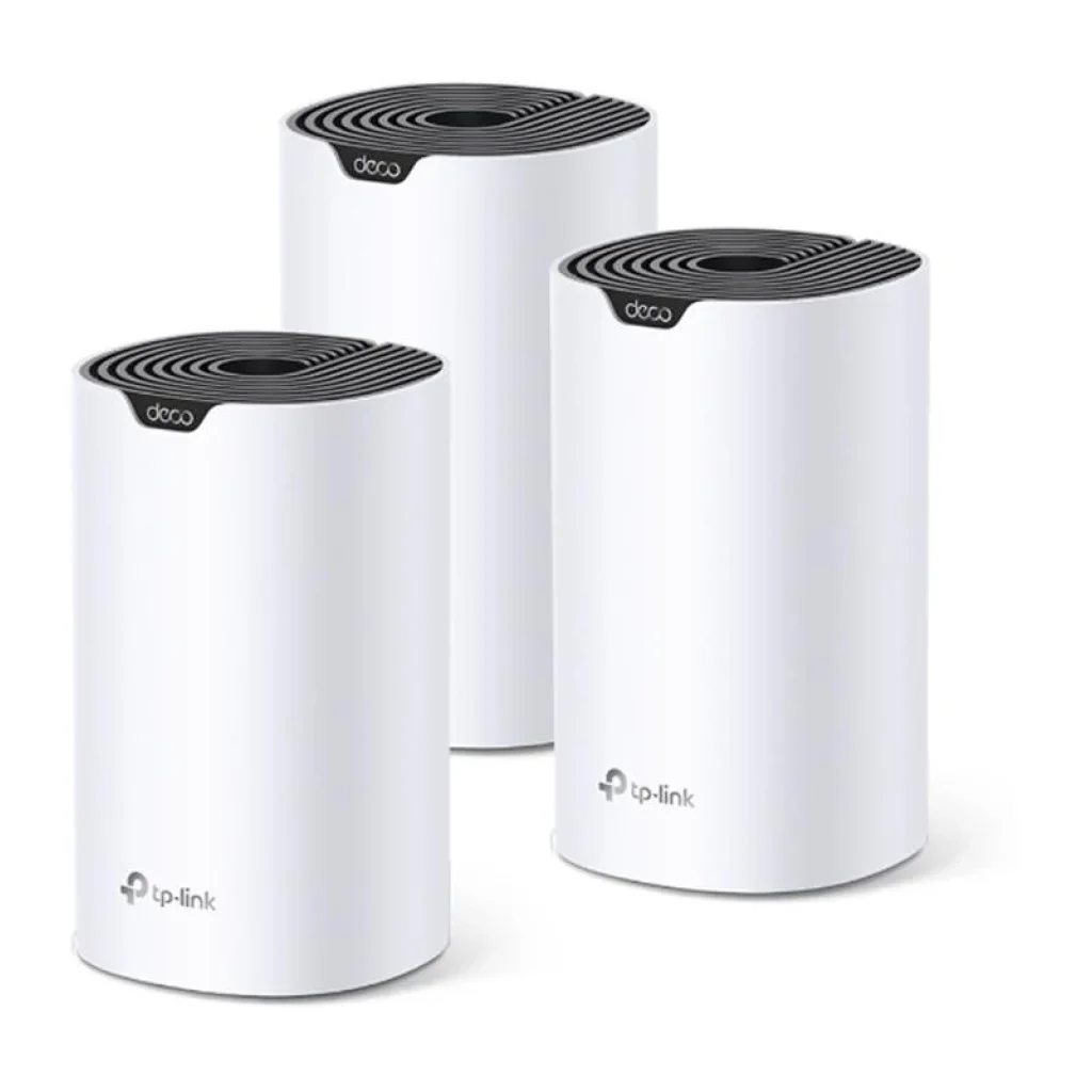 Комплект з трьох Mesh Wi-Fi маршрутизаторів TP-Link Deco S4 (Deco S4(3-pack)) (AC1200, 2xGE LAN, MU-MIMO, 2 антени, 3-pack) UA