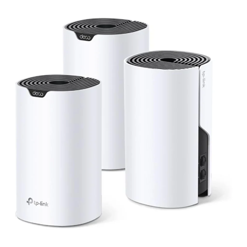 Комплект з трьох Mesh Wi-Fi маршрутизаторів TP-Link Deco S4 (Deco S4(3-pack)) (AC1200, 2xGE LAN, MU-MIMO, 2 антени, 3-pack) UA