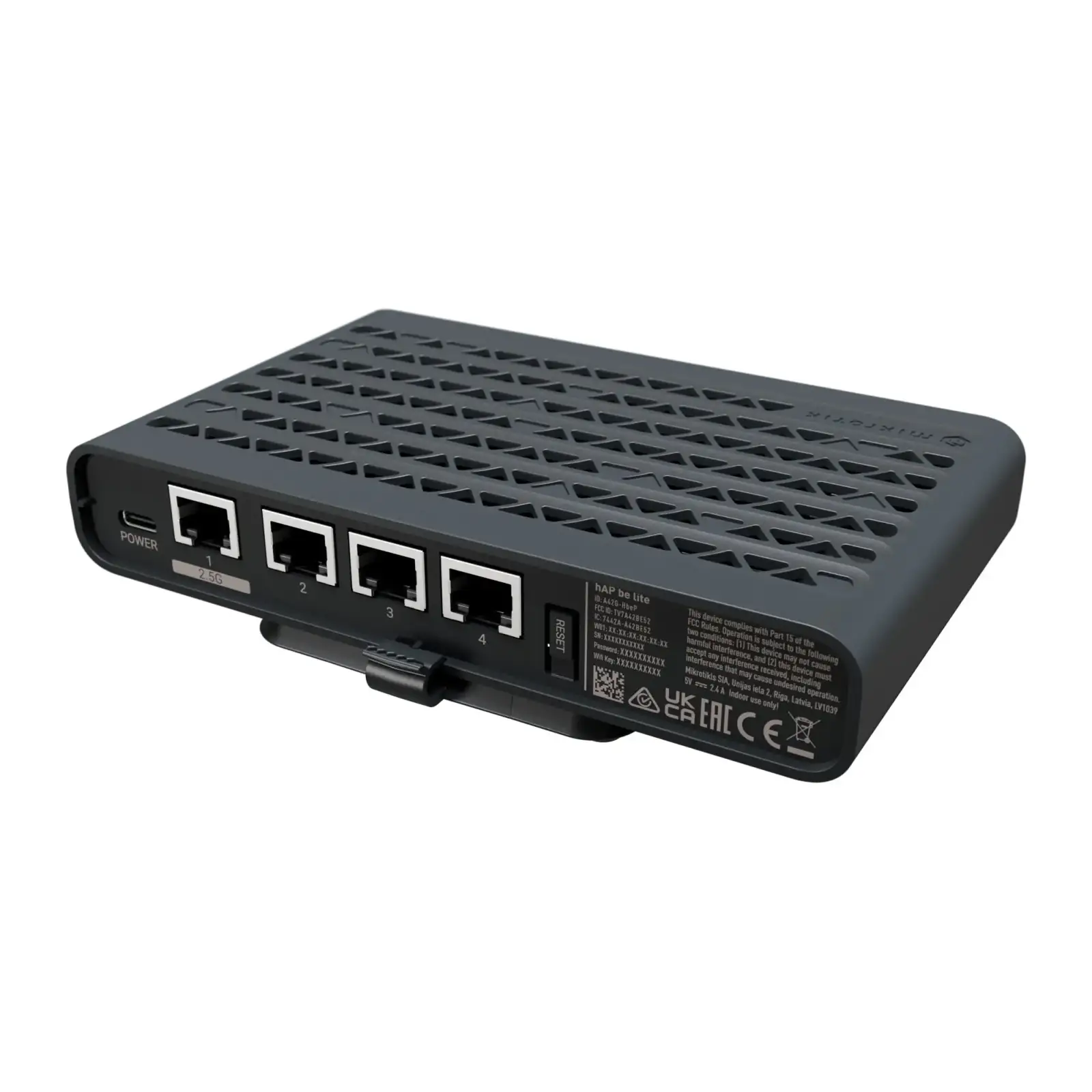 Бездротовий маршрутизатор MikroTik hAP be lite (A42G-HbeP) UA