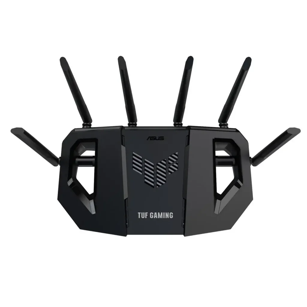 Беспроводной маршрутизатор Asus TUF Gaming BE6500 (TUF-BE6500) (90IG0920-MO9C00) (WiFi7, BE6500, Dual-band, Broadcom, 1x2.5GE WAN, 3x2.5GE LAN, 1xUSB 3.2, AiMesh, антенны: 6) UA