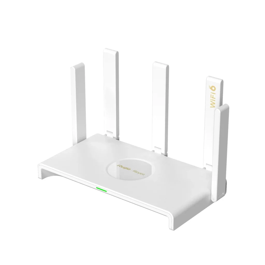 Бездротовий маршрутизатор Ruijie Reyee RG-EW3000GX (AX3000, WiFi6, 1xGE WAN, 1xGE WAN/LAN, 3xGE LAN, MU-MIMO 2x2, Ruijie Cloud/App, Reyee MESH, 5x зовнішніх антен) UA