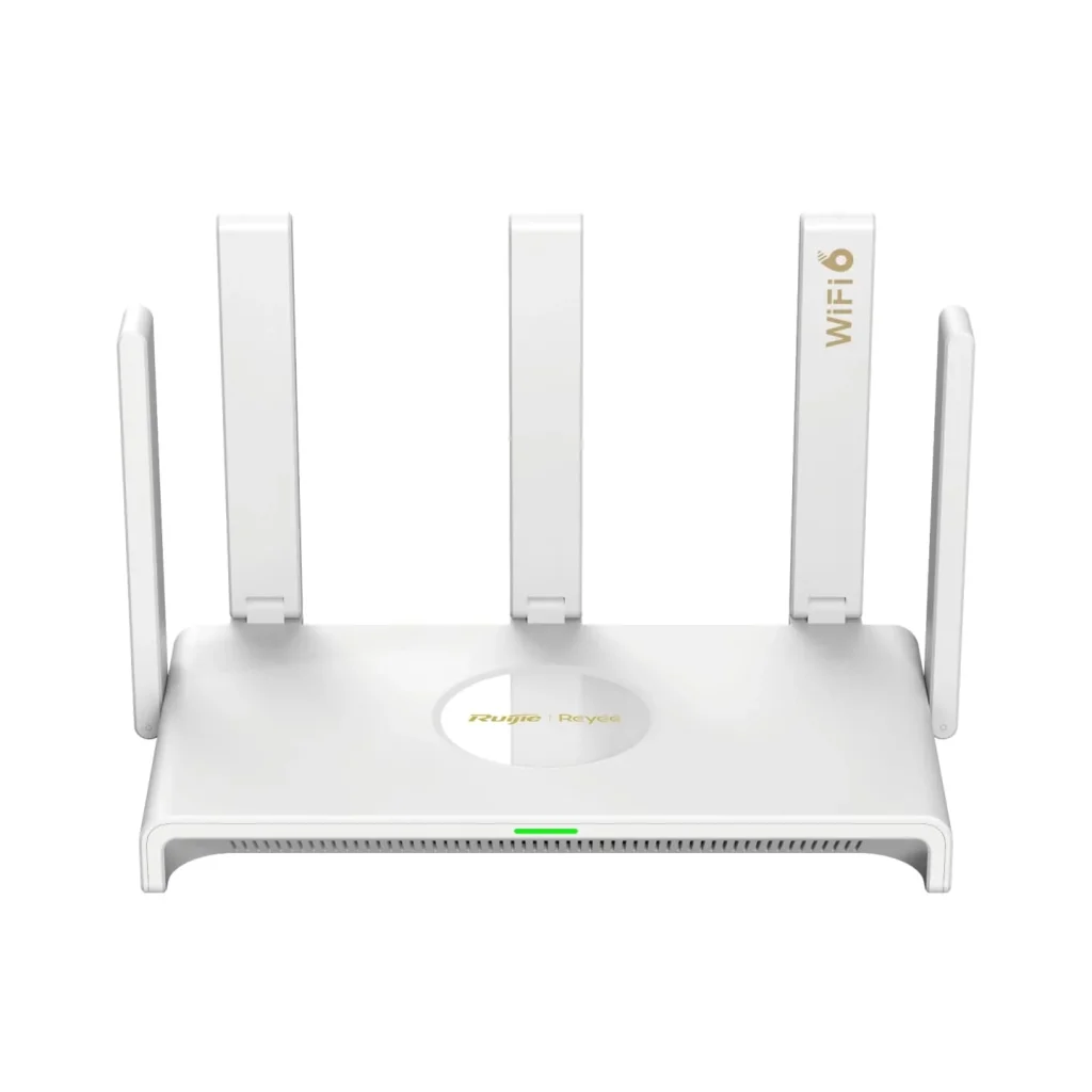 Бездротовий маршрутизатор Ruijie Reyee RG-EW3000GX (AX3000, WiFi6, 1xGE WAN, 1xGE WAN/LAN, 3xGE LAN, MU-MIMO 2x2, Ruijie Cloud/App, Reyee MESH, 5x зовнішніх антен) UA