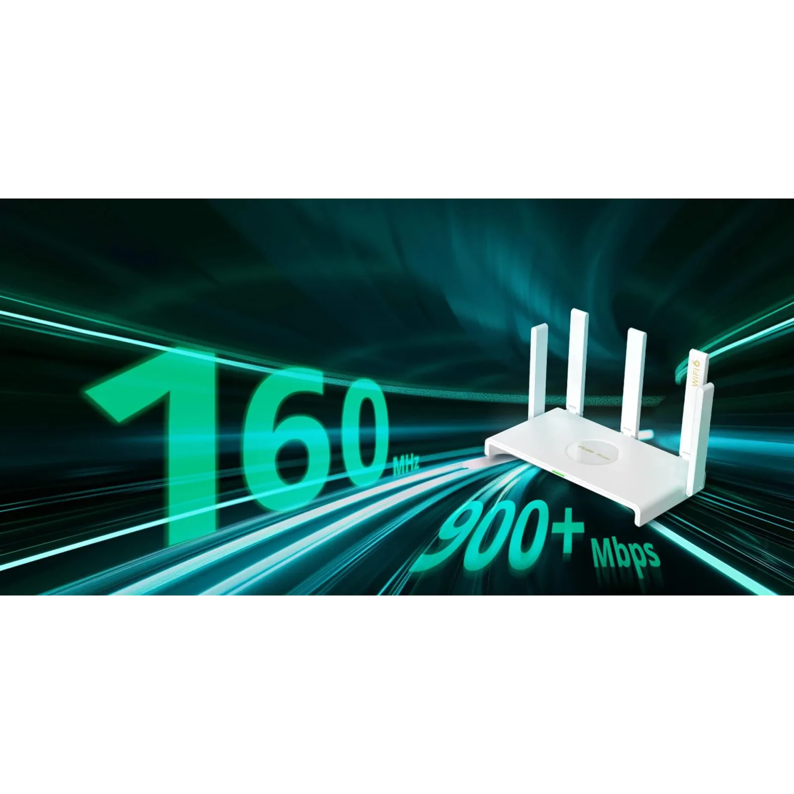 Бездротовий маршрутизатор Ruijie Reyee RG-EW3000GX (AX3000, WiFi6, 1xGE WAN, 1xGE WAN/LAN, 3xGE LAN, MU-MIMO 2x2, Ruijie Cloud/App, Reyee MESH, 5x зовнішніх антен) UA