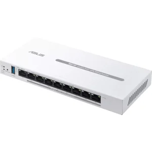 Маршрутизатор Asus ExpertWiFi EBG19P (90IG08C0-MO3B00) (1xGE WAN, 2xGE WAN/LAN PoE+, 6xGE LAN PoE+, Broadcom, 1xUSB 3.2, max PoE 110W, контролер AiMesh, BT) UA