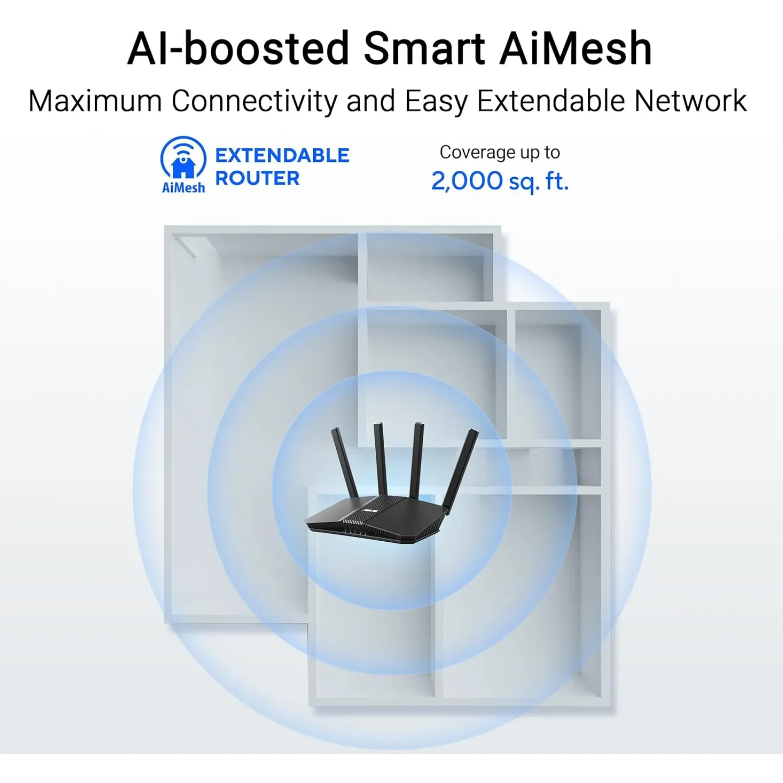 Беспроводной маршрутизатор Asus RT-BE55 (90IG0A80-MO3C00) UA
