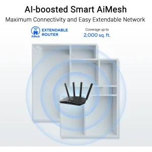 Беспроводной маршрутизатор Asus RT-BE55 (90IG0A80-MO3C00) UA