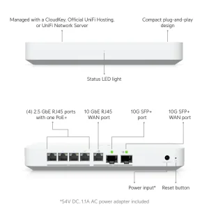 Шлюз Ubiquiti Unifi Gateway Fiber (UXG-Fiber) UA