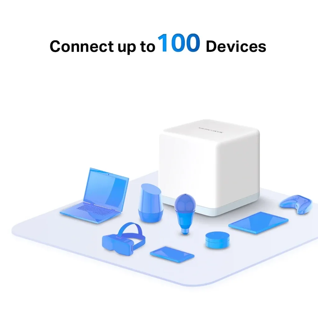 WiFi Mesh система Mercusys Halo H30 (2-pack) (AC1200, 2х 10/100 WAN/LAN, Beamforming, MESH, 2-pack), HALO H30(2-PACK) UA