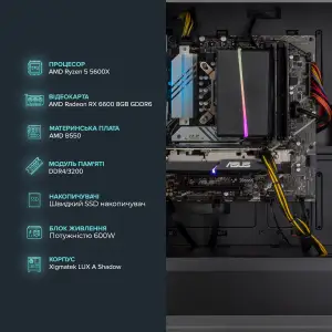 Персональный компьютер ASGARD (A56X.32.S20.66.1810W) UA