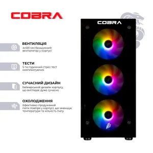 Персональний комп'ютер COBRA Advanced (I11F.16.H2S9.165.A4203) UA