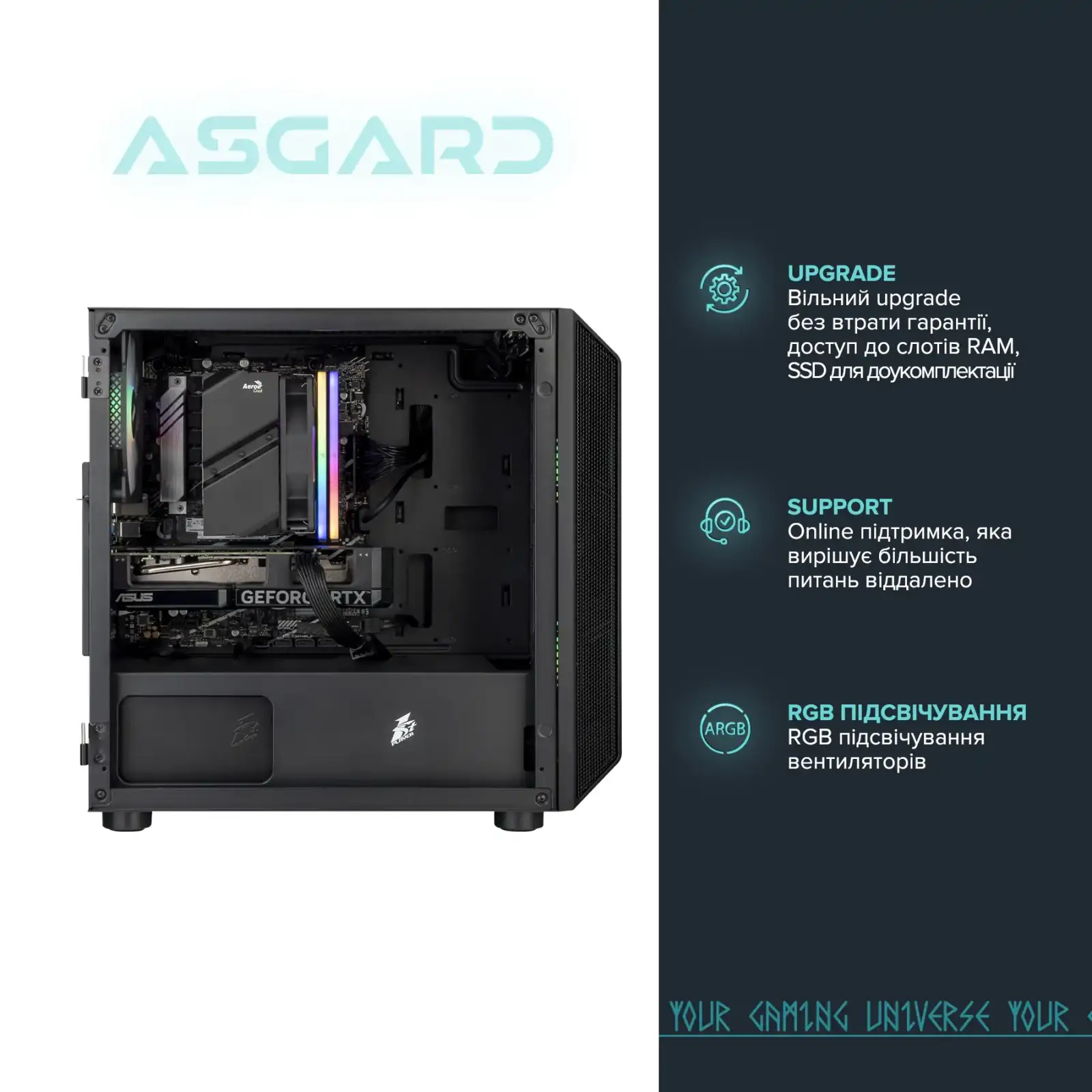 Персональный компьютер ASGARD Heimdallr (I124F.32.S20.48.3388W) UA