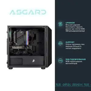 Персональный компьютер ASGARD Heimdallr (I124F.32.S10.77XT.3411W) UA