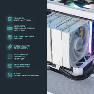 Персональный компьютер ASGARD Fenrir (A76.32.S10.78XT.3555W) UA