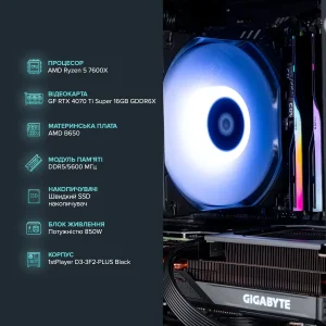 Персональний комп'ютер ASGARD Valkyrie (A76X.32.S10.47TS.4839W) UA