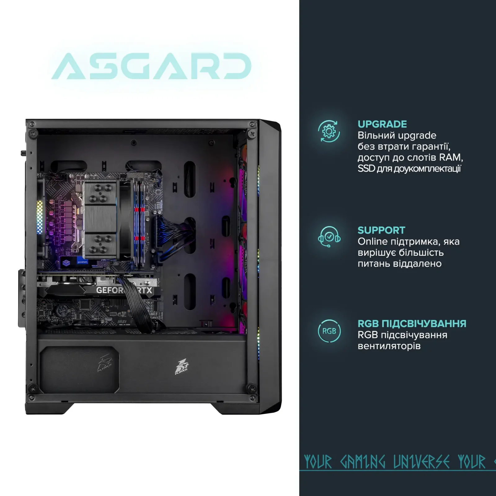 Персональный компьютер ASGARD (A55.16.S10.55.6773) UA