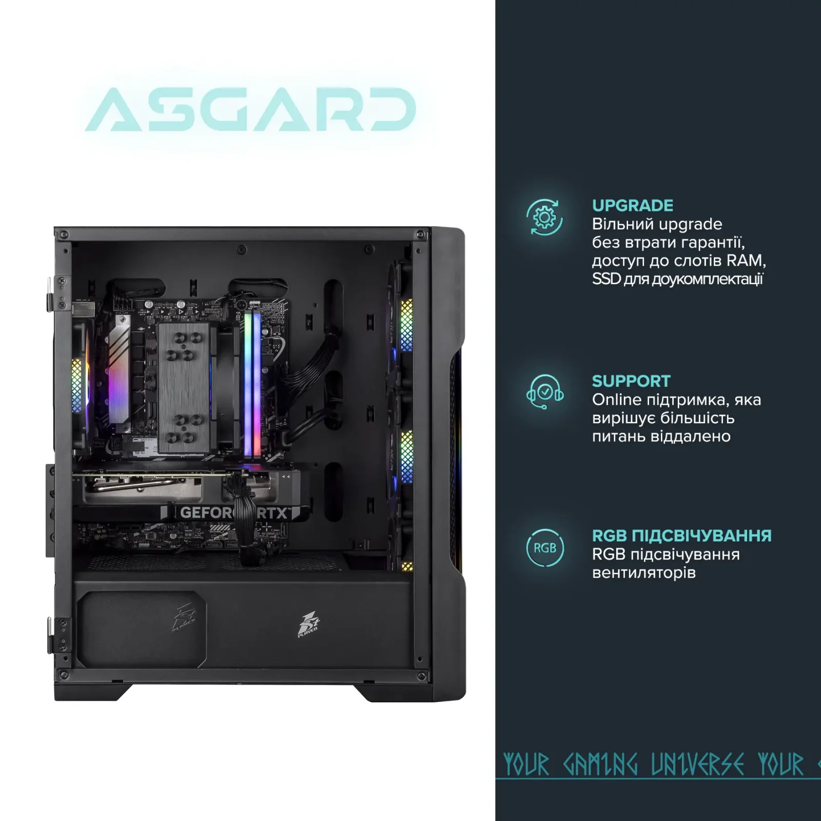 Персональний комп`ютер ASGARD (A75F.32.S10.56T.5863) UA