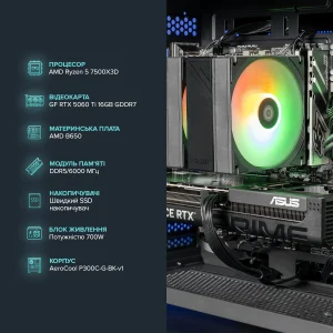 Персональный компьютер ASGARD (A75X3D.32.S10.56T16.7002) UA