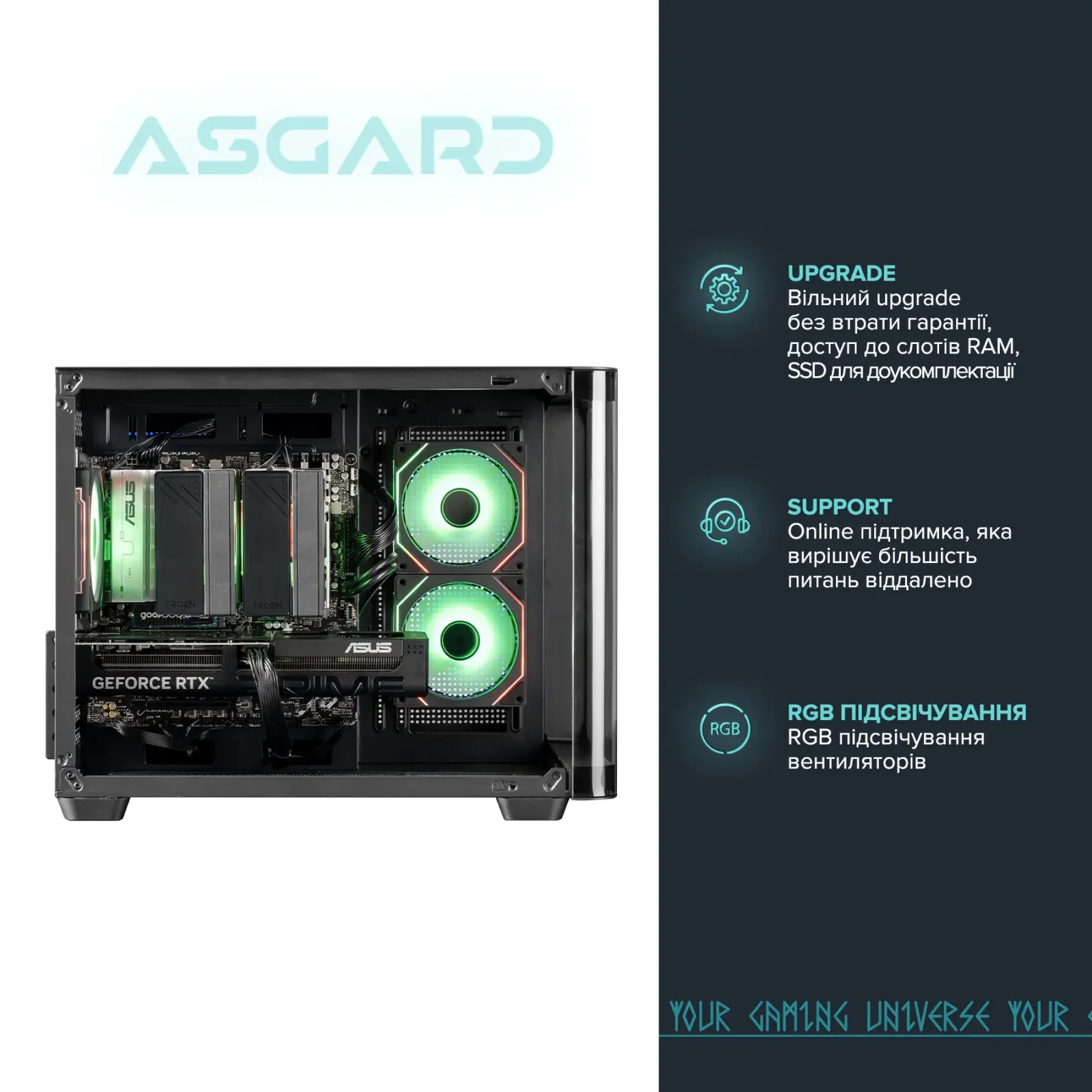 Персональный компьютер ASGARD (A75X3D.32.S10.56T16.7002) UA