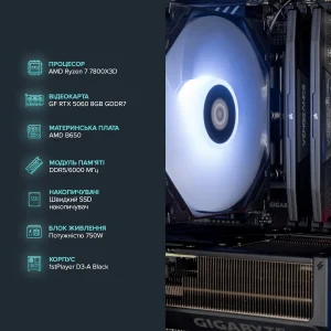 Персональний комп`ютер ASGARD Valkyrie (A78X3D.32.S10.56.8.5880) UA