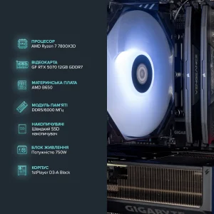 Персональний комп`ютер ASGARD Valkyrie (A78X3D.32.S10.57.12.5886) UA