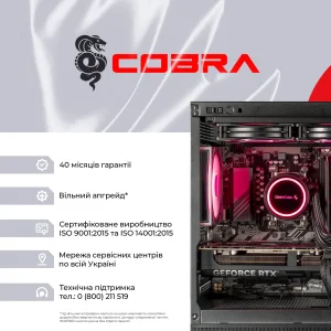 Персональный компьютер COBRA Gaming (A96X.64.S10.57T.19904) UA