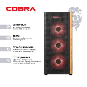 Персональний комп'ютер COBRA Gaming (I147KF.32.H1S5.57T.25458) UA