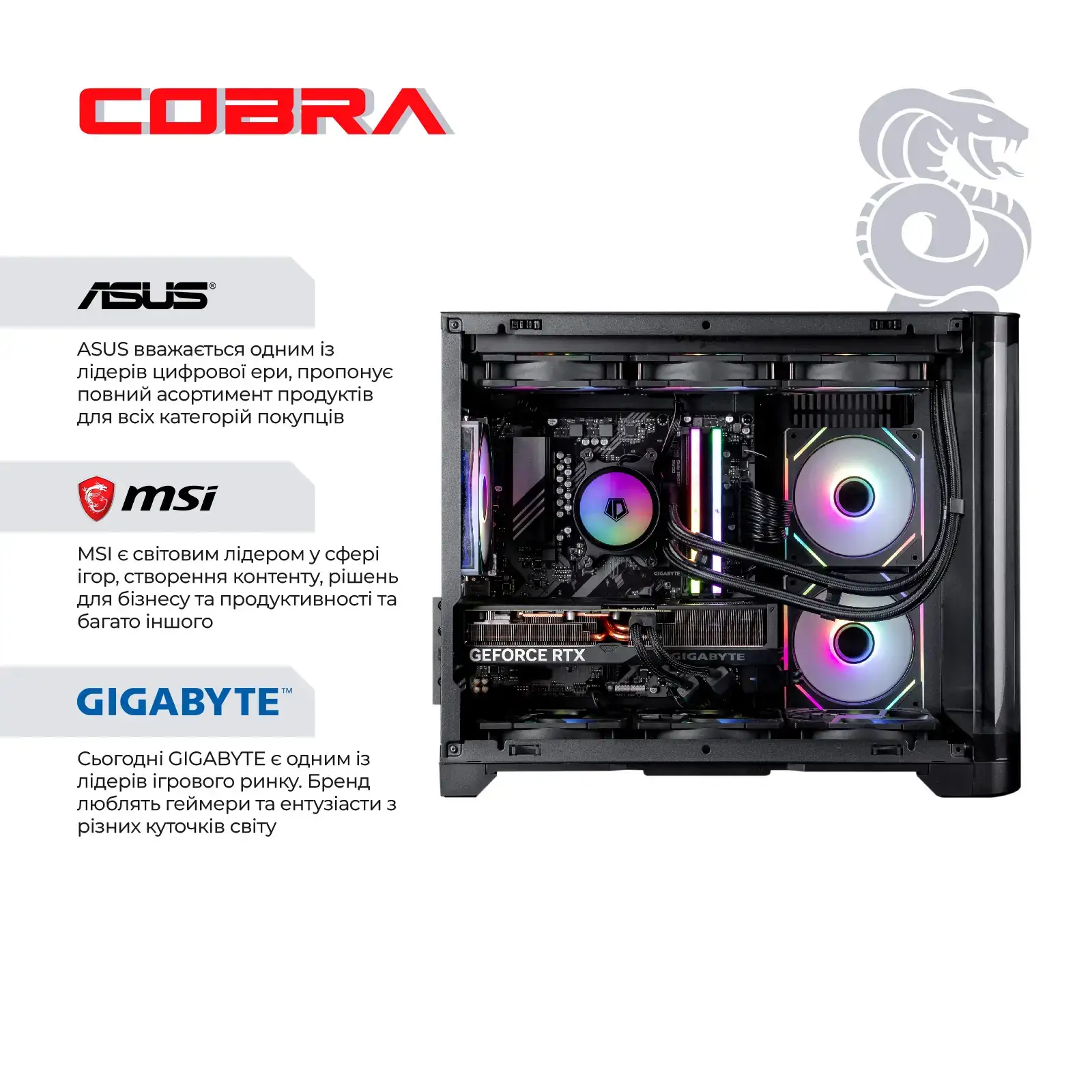 Персональный компьютер COBRA Gaming (A98X3D.64.S20.57T.21793) UA