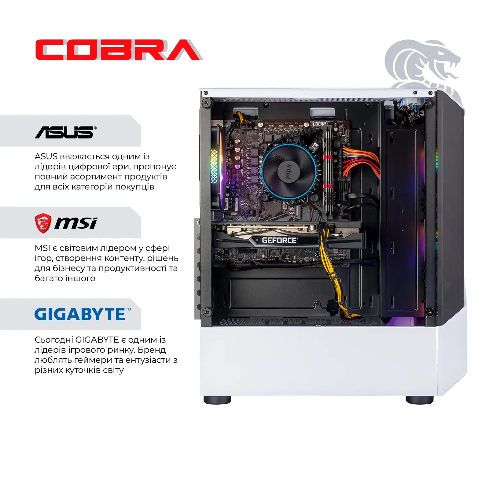Персональный компьютер COBRA Advanced (I124F.32.S1.56.25189) UA