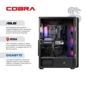 Персональний комп'ютер COBRA Advanced Windows 11 Home (I225F.64.S20.57T.24655W) UA